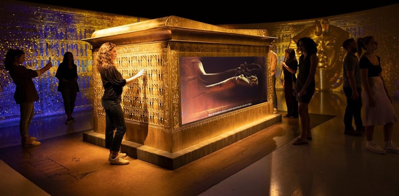 An King Tut exhibition put together by the Bridgewater team